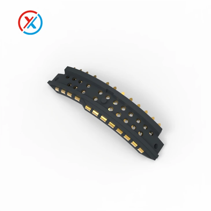 Camera Lens Connector 12 Pin Electroplated Silver Layer factory